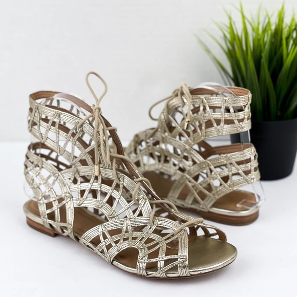 Metallic Sandals